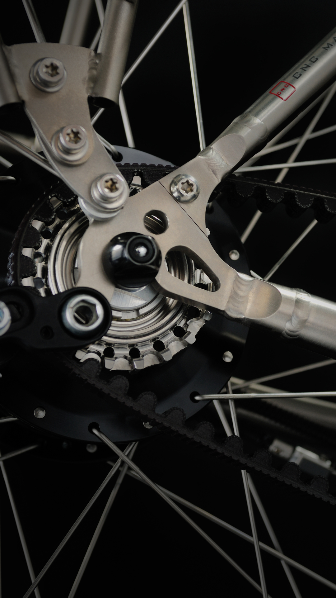 Yukon Rohloff stijlvolle titanium toerfiets Van Nicholas